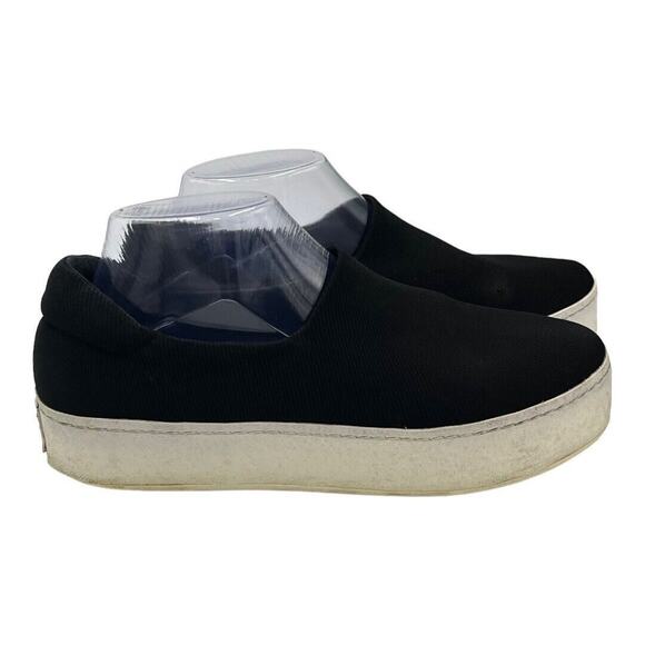 Opening Ceremony Black Platform Canvas Slip on Rubber Sole Sneakers Sz 40/9.5 - Picture 2 of 16